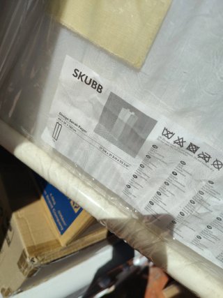 SKUBB IKEA Organizador de tela blanco