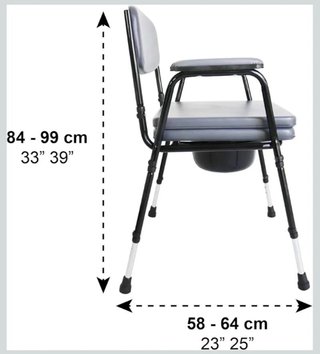 PEPE Mobility Silla WC con Tapa