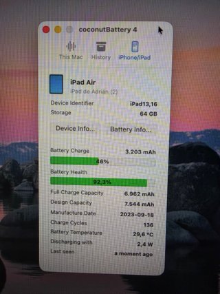 iPad Air M1 64GB Azul IMPOLUTA