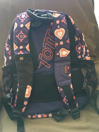 Mochila escolar Totto floral