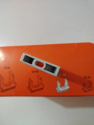 100 Clip Fissatubo a Scatto 32mm