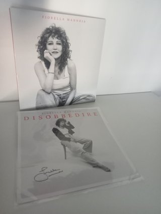 Vinile Fiorella Mannoia autografato