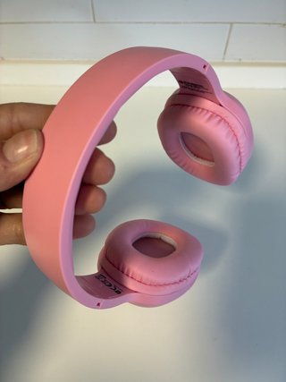 Auriculares Bluetooth Music Sound Rosa