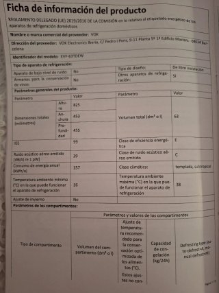 Congelador VOK 3 cajones