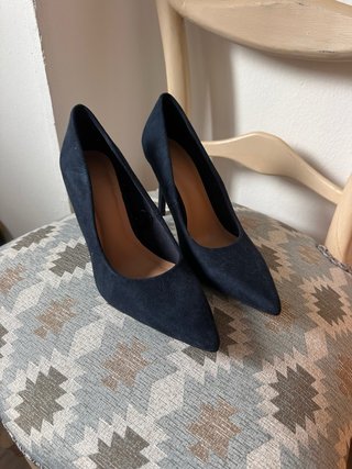 Zapatos de tacón azul Lefties