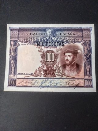 Billete 1000 Pesetas Banco de España 1925.
