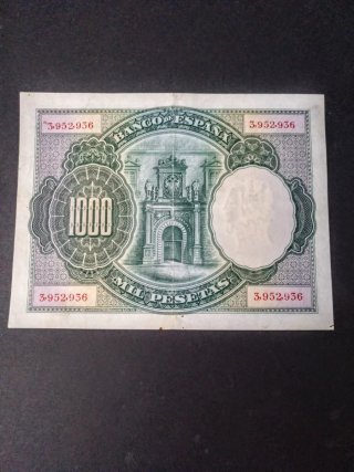 Billete 1000 Pesetas Banco de España 1925.