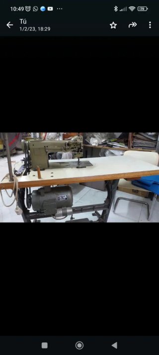Máquina de coser triple arrastre industrial