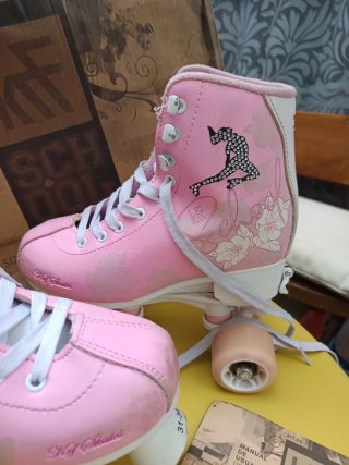 Patines rosas KRF School talla 31-34 regulables