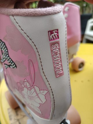 Patines rosas KRF School talla 31-34 regulables