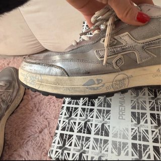 Sneakers Premiata uomo silver