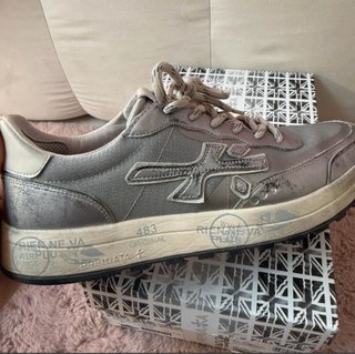 Sneakers Premiata uomo silver