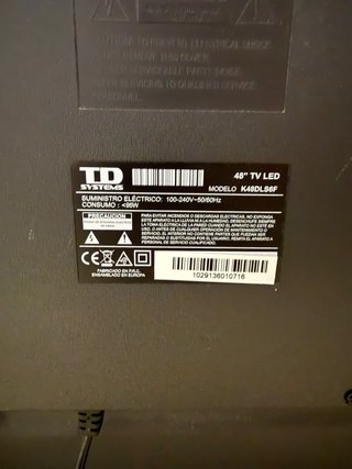 TV LED 48 + Soporte TV + Google Chromecast