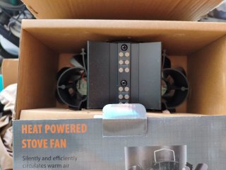 Ventilador para chimenea magnético
