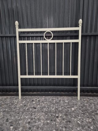 2 Cabeceros de forja beige