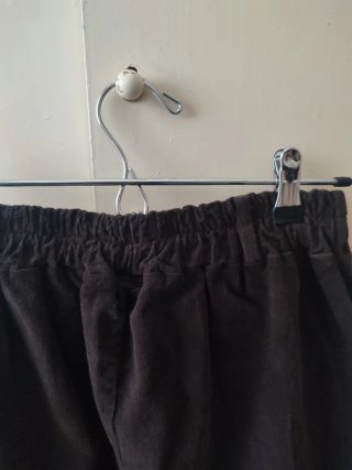 Pantalón ancho mujer marrón