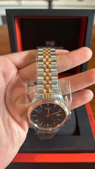 Tissot Ballade Azul Oro Rosa Plata 40mm