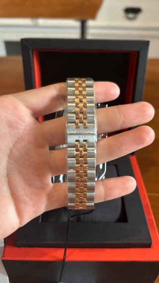 Tissot Ballade Azul Oro Rosa Plata 40mm