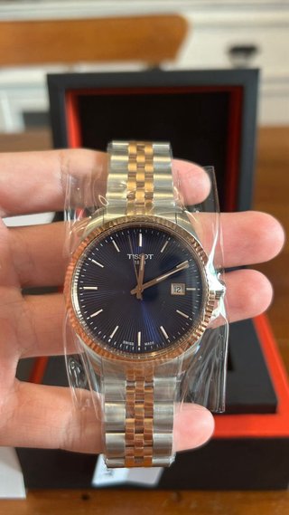 Tissot Ballade Azul Oro Rosa Plata 40mm