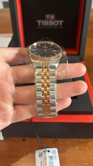Tissot Ballade Azul Oro Rosa Plata 40mm
