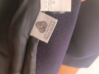 Sobretudo 100% Lã Azul