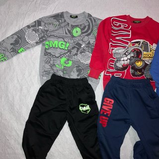 Set 4 tute felpate bambino 5/6 anni 110/116
