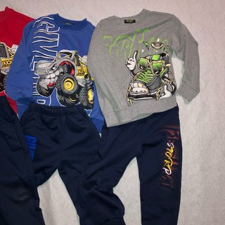 Set 4 tute felpate bambino 5/6 anni 110/116