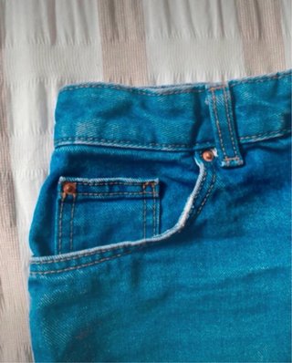 Shorts di jeans blu
