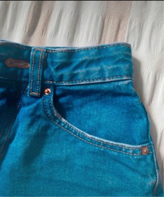 Shorts di jeans blu