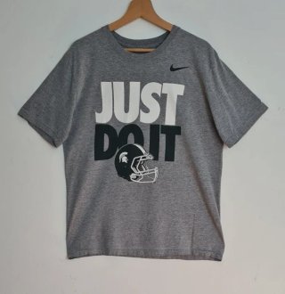 Camiseta Nike Michigan State Spartans NCAA Gris M