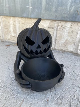 Porta caramelle / Svuotatasche zucca Halloween