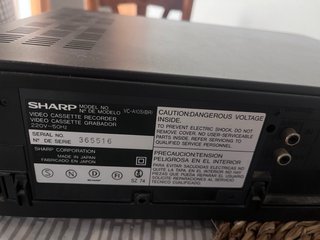 Reproductor VHS Sharp VC-A10