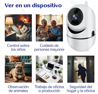 Cámara WiFi 1080p Full HD 360° - NUEVA