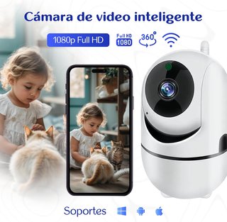 Cámara WiFi 1080p Full HD 360° - NUEVA