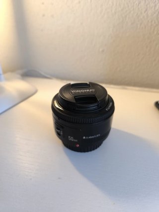 Yongnuo 50mm f/1.8 EF Objetivo Luminoso