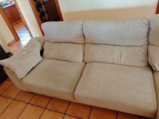 Sofá Cheslong Beige
