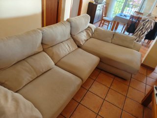 Sofá Cheslong Beige