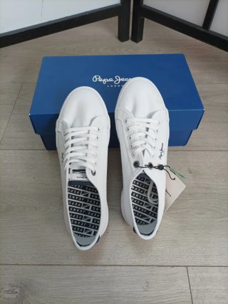 Pepe Jeans Zapatillas Básicas Brady Blanco 41