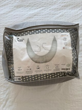 Cojín Lactancia Koala BabyCare Gris Lunares