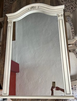 Espejo Neoclásico Madera Beige