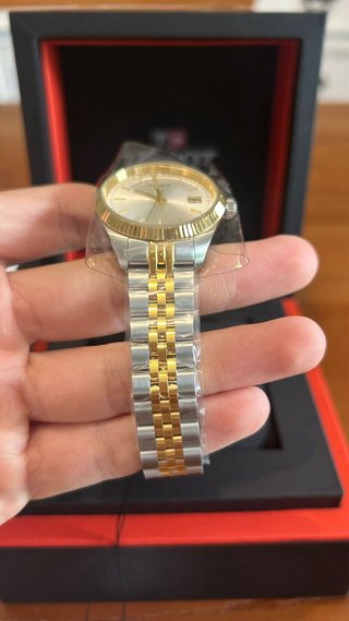 Tissot Ballade Oro Plata 34mm