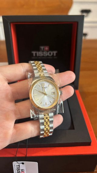 Tissot Ballade Oro Plata 34mm