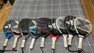 Set 9 Palas Pádel Top (Reparadas)