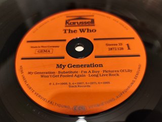 Vinilo The Who - My Generation (1982)