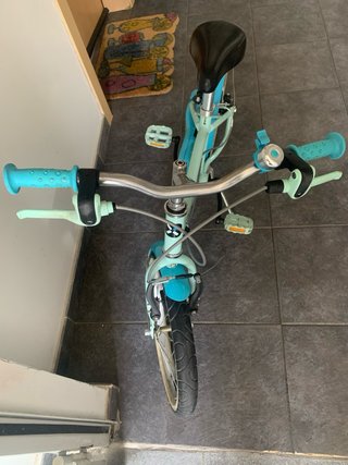Bicicleta infantil azul con diseño Frozen NEGOCIAN