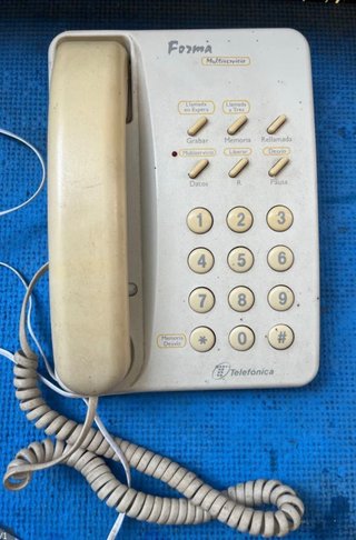 Teléfono fijo Forma beige
