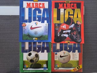 LOTE GUÍAS MARCA 95-96, 1996-97, 1997-98 Y 1998-99
