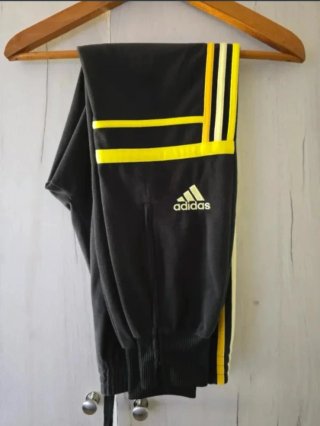 Pantalón Chándal Adidas Challenger Negro/Amarillo