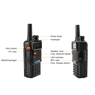 BAOFENG GT-5R-E Walkie Talkie Dual Band