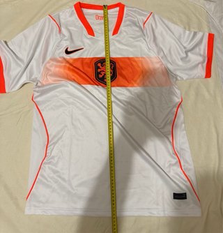 Camiseta Nike Naranja y Blanca